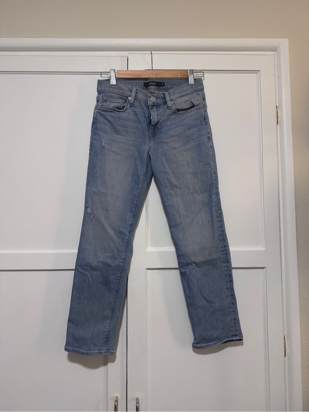 Hudson Jeans Light Blue Cropped Women's Ankle Jeans
